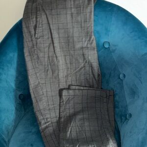 Old Navy Men's Charcoal Plaid Dress Pants